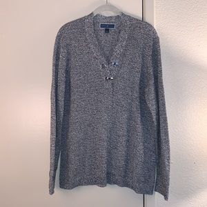 Karen Scott Marble Knit Sweater